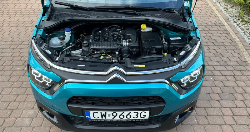 Citroen C3 cena 61900 przebieg: 11535, rok produkcji 2023 z Włocławek małe 742